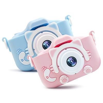 China ABS+PC High-definition Children's Digital Camera Can Take Photos And Video Dual-camera Educational Toys Small SLR Sports Camera for sale