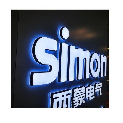 China High Brightness Outdoor Store Sign Led Electronic Red Brand Logo Letter Light Signage of Front Lit Signs Company Business for sale