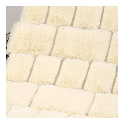 China Fashionable 100% Polyester Knitted Luxury Korea Jacquard Faux Fur Fabric for sale