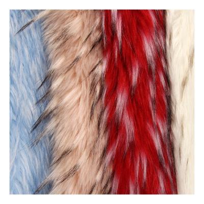 China Fashionable Acrylic Long Pile Faux Fur Artificial Animal Fabric For Garment for sale