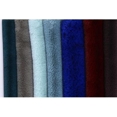 China High Quality Long Pile Rabbit Fur Tip-Dye Imitation Fabric, Imitation Faux Fur Fabric for sale