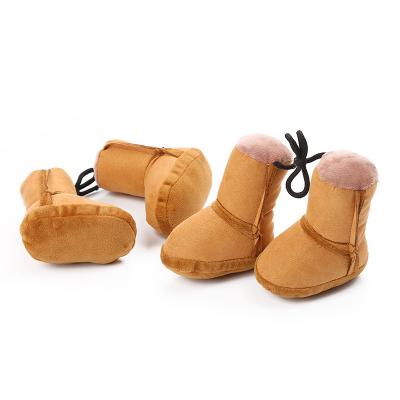 China 2022 Viable Newcomers Design Unique Cute Snow Boots Puppy Pet Toys Dog Squeaky Chew Squeaky Plush Toys For Dog for sale