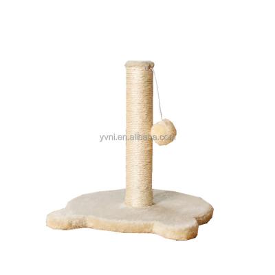 China Hot-sale Sustainable Amazon Cat Climbing Jumping Frame Tower with Play Ball Sisal Scratch Cat Tree Scratcher for sale