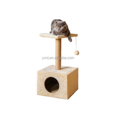 China High Quality And Best Viable Price Striping Polish Modern Design Cute Cat Hole Cat Climbing Tree Decor The Beautiful for sale