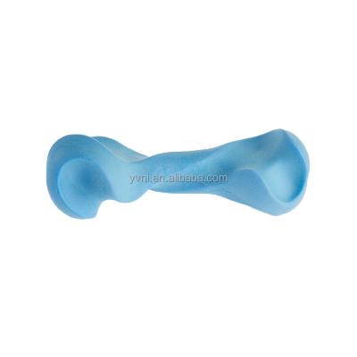 China High Quality Workmanship Safe Rubber Chew Durable Dog Bone Toy Interactive Chuckit Games Play Pet Training Toy For Dogs for sale