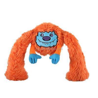 China Amazon Bigfoot Viable Hot Selling Squeaky Dog Toys High Quality Soft Plush Toys For Dog Chew Outdoor Play Interactive Unique Toy for sale