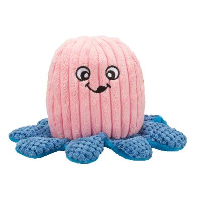 China Custom Viable Hot Selling Insti Teeturtle Octopus Plushie Nose Mat Squeaky Dog Plush Toys Chewies Dogs Play for sale