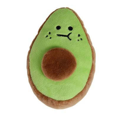 China New Viable Mini Avocado Anti Bite Dog Toys Creative Chicken Drumstick Toy Soft Toys Kawaii Pet Supplies for sale