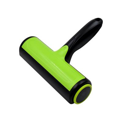 China Sustainable Easy Clean Reusable Pet Hair Fur Remover Roller Brush For Dog And Cat for sale