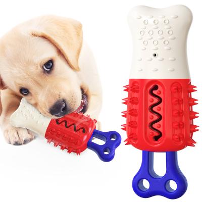 China Stocked MULTIFUNCTIONAL DOG TOY WATER FLOATING COOLING AND THIRST QUENCHING FUNCTION MOLAR CLEAN TEETH DENTAL CHEW TOY for sale