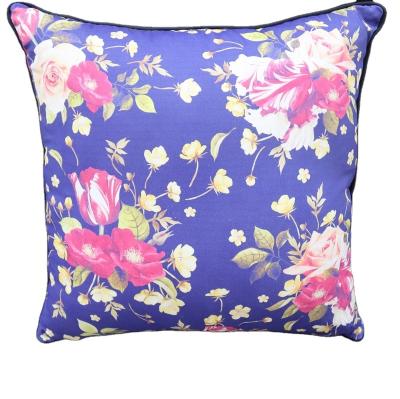 China Anti-pilling 18x18 Inch Cotton Tile Cases Square Decorative Pillow Covers for sale