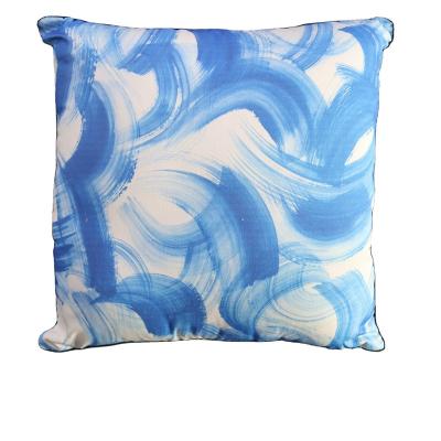 China Anti-pilling 18x18 Inch Cotton Tile Cases Square Decorative Pillow Covers for sale