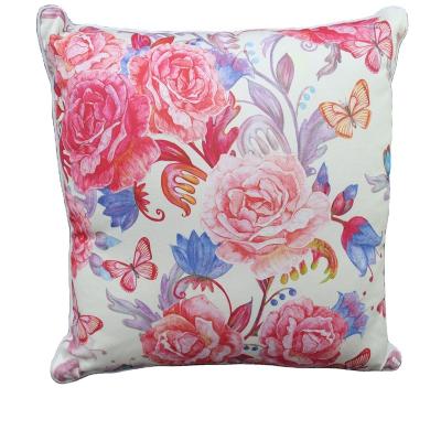 China 100%Cotton Anti-pilling Pane Cases Square Decorative Pillow Covers for sale