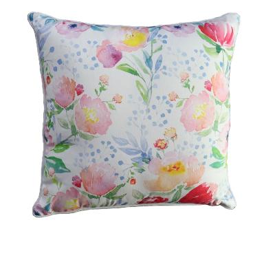 China Anti-pilling 18x18 Inch Cotton Tile Cases Square Decorative Pillow Covers for sale