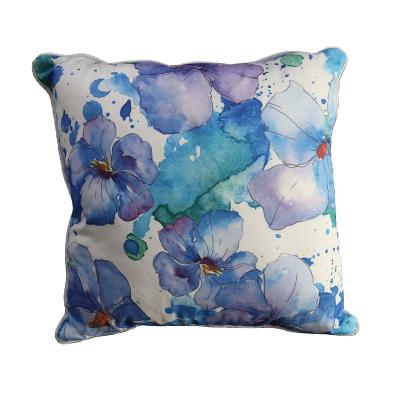 China Anti-pilling 18x18 Inch Cotton Tile Cases Square Decorative Pillow Covers for sale