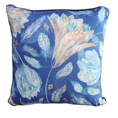 China Anti-pilling 18x18 Inch Cotton Tile Cases Square Decorative Pillow Covers for sale