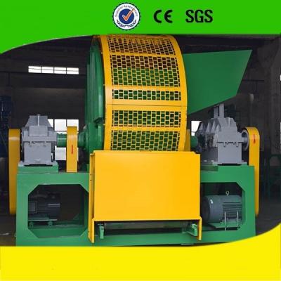 China Waste Tyre Rubber Shredding Machine With Corrosion Resistance for sale