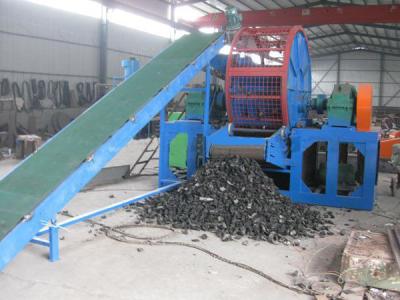 China Crush Rubber Tyre Recycle Machine PLC Control Three Phase 380V 50Hz for sale