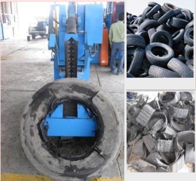 China Tire Recycling Rubber Cutting Equipment Truck Tyre Sidewall Cutter for sale