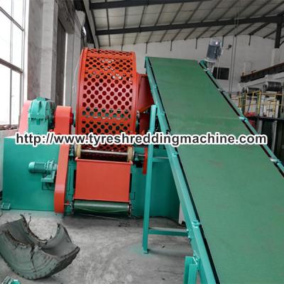 China Flooring Rubber Granulation Machine 20 Mesh - 80 Mesh Shaft Speed 19rpm for sale