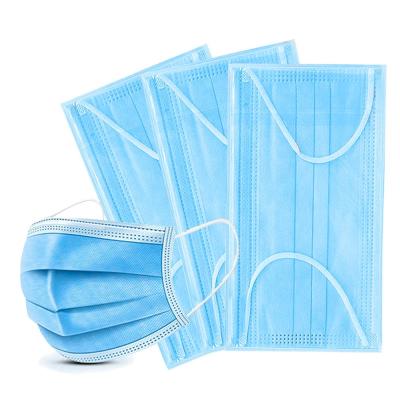 China 3 ply nonwoven disposable Disposable ordinary mask  disposal mask Disposable virus face mask for sale