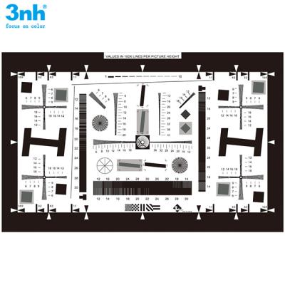 중국 4000의 선 Iso 12233 CCTV 사진기 해결책 시험 도표 MTF 표적 텔레비젼 선 8X 160x284.4cm 판매용