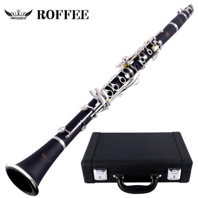 China Professional Clarinet 706 Performance Level ABS Silver For Professional Woodwinds Plated One Tone Clarinet Cheap Clarinet for sale