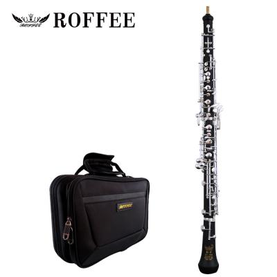 China ROFFEE 02B Compound Wood Student Level Composite Wood Fully Automatic Silver Plated Oboe for sale