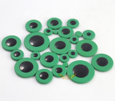 China Leather Instrument Accessories For Woodwinds 1 Set Saxophone Sound Hole Pads Leather Green Resonator for sale