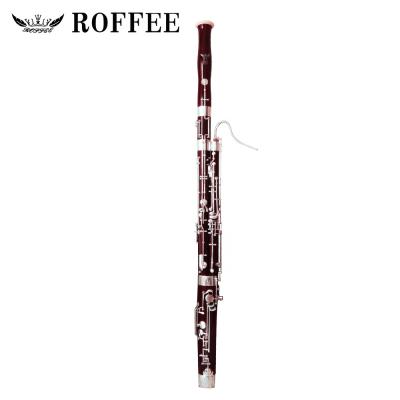 China ROFFEE A1 Performance Level Adult C Tone Maple Silver Plated Five Parts Professional Bassoon RB-A1 for sale