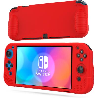 China Protective HOXC Skintouch Silicone Protective Case For Nintendo Switch OLED Console, Ergonomic Silicone Protector Cover Grip For NS Pro for sale