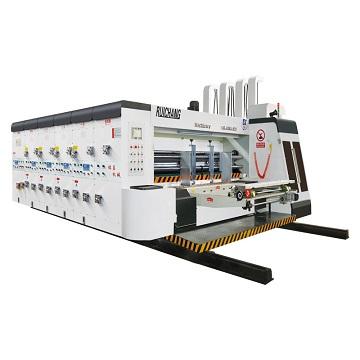 China Fully Automatic 4 Color Cardboard Printing Corrugated Box Making Machine Slot Machine With Stacker for sale