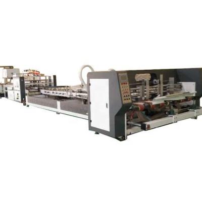 China Food Corrugated Full Automatic High Speed ​​Cardboard Folding Gluing Machine for sale