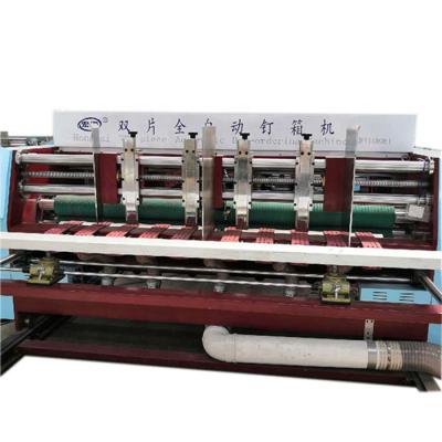 China Automatic Corrugated Food Cardboard Boxes Stitching /Nailing And Gluing Packing Machine for sale