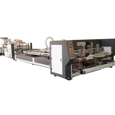 China Hot Sale Food Corrugated Box Automatic Stitching& Gluing Machine for sale