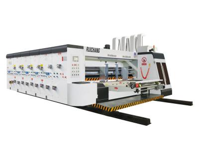 China Making Corrugated Rotary Box Slot Machine Cardboard Corrugated Cardboard Flexo Printer Slotter Die Cutter Machine for sale