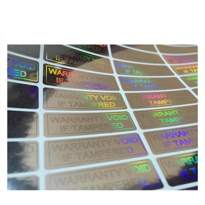 China Custom good quality 3d hologram security anti-counterfeit anti-counterfeiting sticker for sale