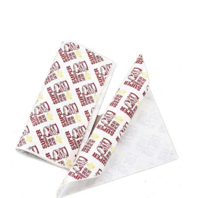 China ANTI-STATIC Custom Design Oil Proof Fast Food Easy Hold Leakproof Wrapping Paper for sale