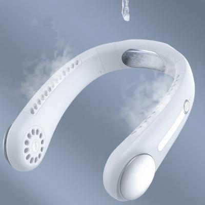 China Tipo-c de enfriamiento refrigerador recargable portátil de la fan del cuello de Hebrón del cuello de Handfree con la batería de litio 4000mAh en venta