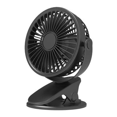 China Plastic Rechargeable Clip Fan USB Powered Mini Portable Fan Clip 3600mAh for sale