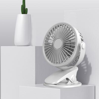 China Rechargeable 6 Inch Desk Clip Fan Air Cooling With 3 Blade for sale