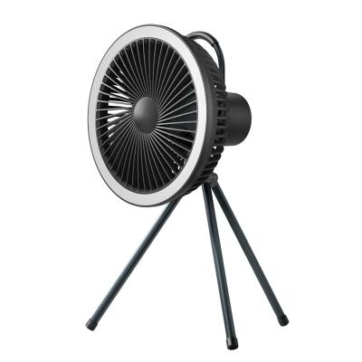 Chine Fan campant portatif rechargeable de support de trépied de batterie de la fan 7800mAh avec la lumière menée à vendre