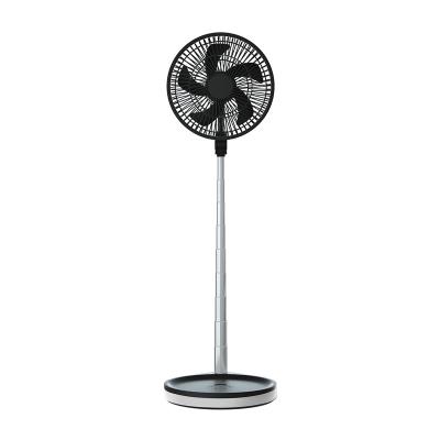 China Retractable Portable Foldable Fan Adjustable USB Rechargeable Pedestal Stand Fan for sale