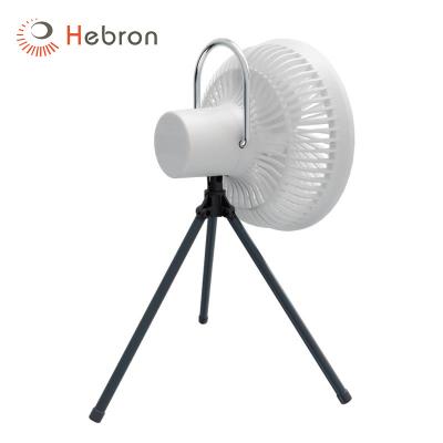 China Indoor Outdoor Portable Camping Fan USB Rechargeable Tripod Pedestal Fan for sale