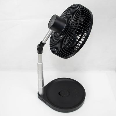 China Battery Electric Pedestal Fan Oscillation Stand Fan With DC Motor ODM for sale