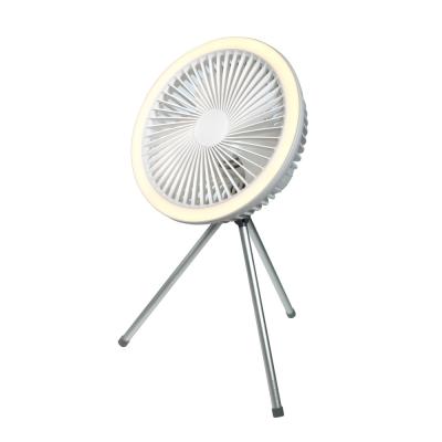 Cina Fan di campeggio di viaggio tenda da tavolino/portatile di Mini Tripod Fan Solar Rechargeable USB in vendita