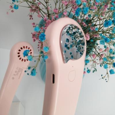 China LED Hands Free Neck Fan Indoor / Outdoor Wearable Cooling Fan OEM ODM for sale