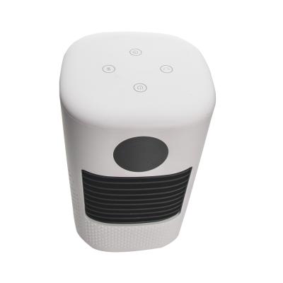 China Ventilador elétrico portátil alimentado por USB Aquecedor de cerâmica PTC Elemento de aquecimento com temporizador de 1 a 4 horas à venda