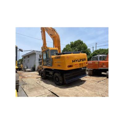 China HYUNDAI Cheap Used Hyundai Korea Hydraulic Wheel Excavator 210w-7 For Sale High Quality 0.6m™ Fuel Efficient Large Excavator; ³ for sale