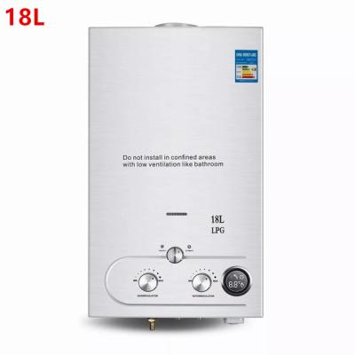 China Outdoor Camper Shower Gas Caravan Propane Tankless Portable Hot Water Heater for sale